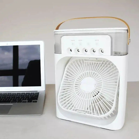 Portable Air Cooler & Humidifier with Fast Cooling, Color Lights, Low Noise | Frost Cooler