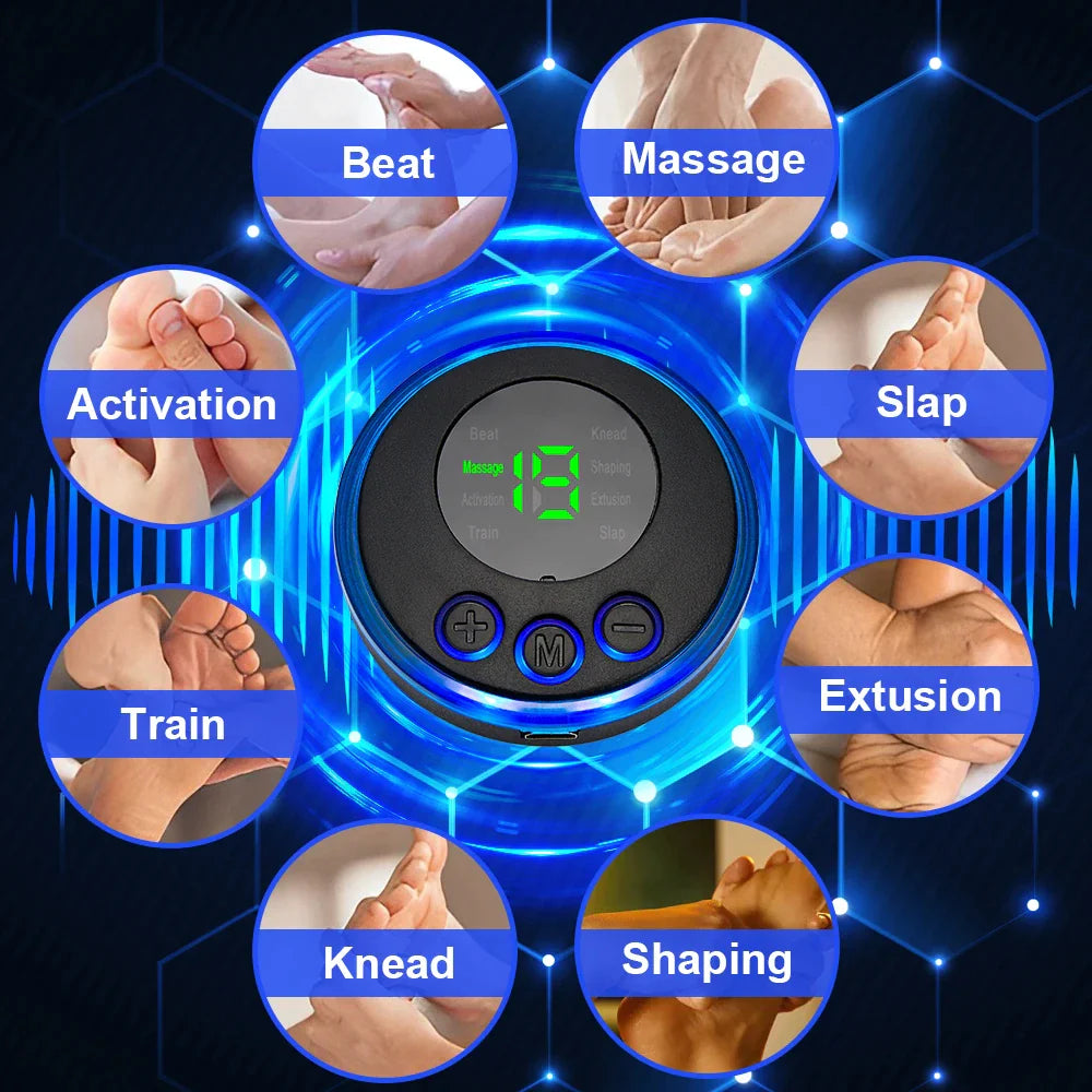  EMS Foot Massager - Electric Deep Tissue Kneading Machine for Leg and Muscle Pain Relief | Advanced Reshaping Technology | Relaxation & Recovery Device